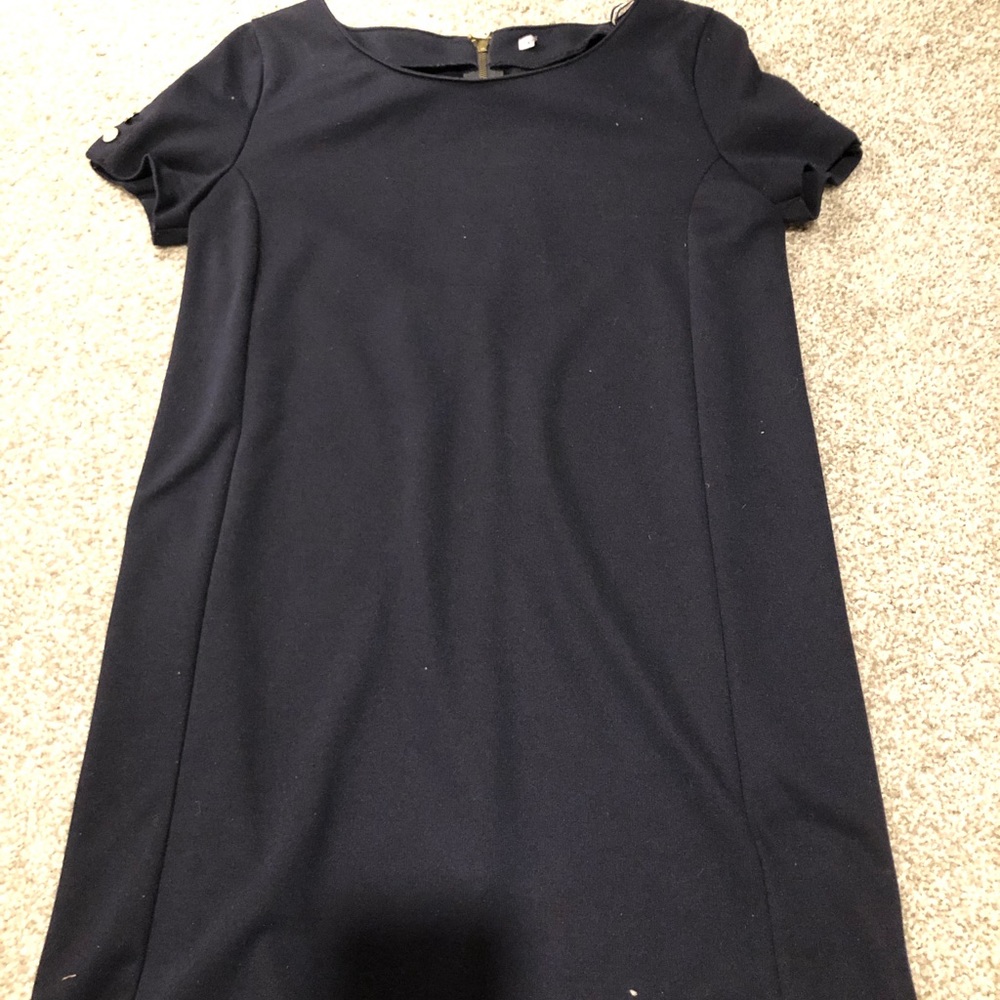 Basic navy short dress